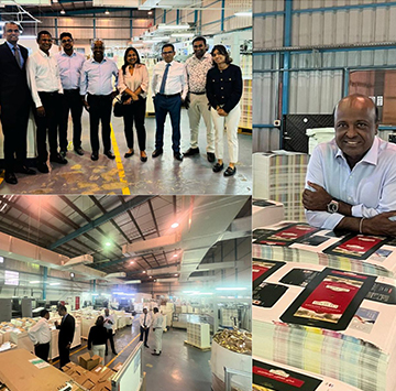 The Directors visit to the JF & I UAE plant